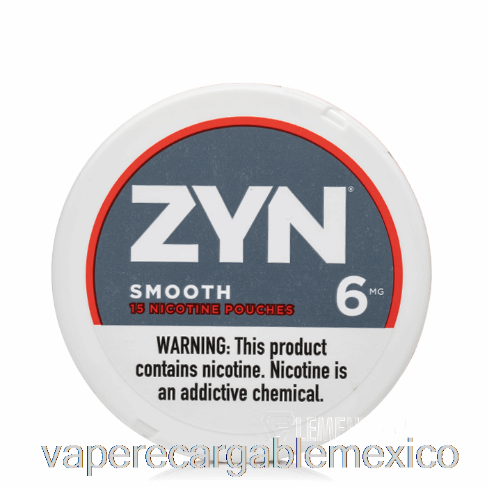 Vape Recargable Zyn Bolsas De Nicotina - Suave 6 Mg